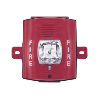 SYSTEM SENSOR P2RHK Red Two Wire Outdoor Horn Strobe Wall Mo