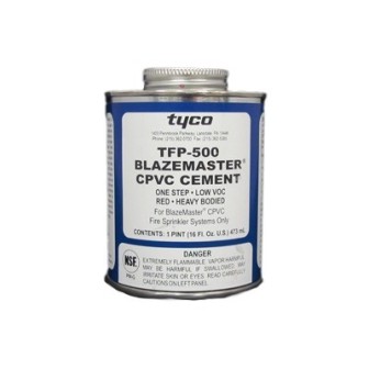 SAFE FIRE DETECTION INC. RP5214 RED Low VOC Cement for CPVC