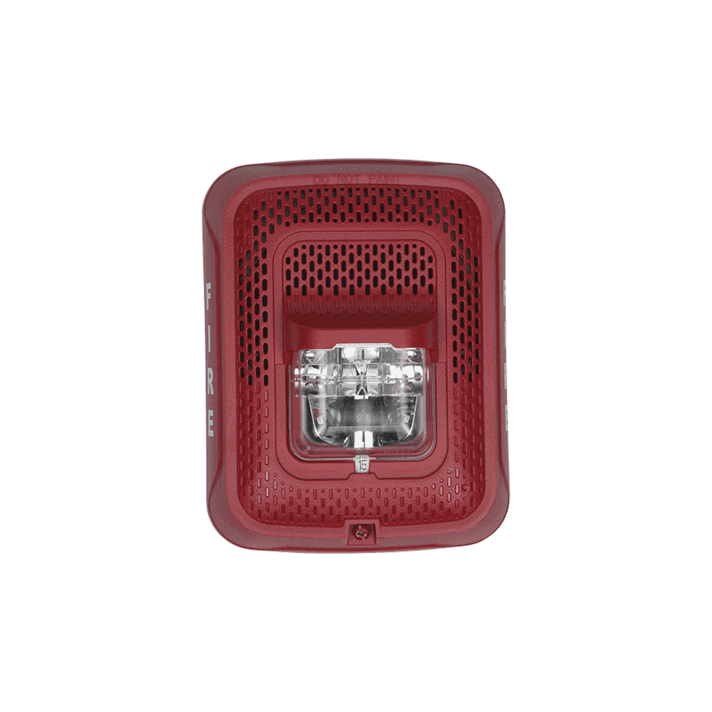 SYSTEM SENSOR SPSRL Red speaker strobe for wall installation