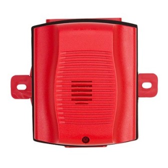 SYSTEM SENSOR HRK Red 12/24 volt horn for outdoor ceiling or