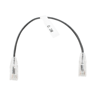 LINKEDPRO BY EPCOM LPUT6030BK28 Slim Patch Cord UTP Cat6 - 0