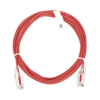 LINKEDPRO BY EPCOM LPUT6300RD28 Slim Patch Cord UTP Cat6 10