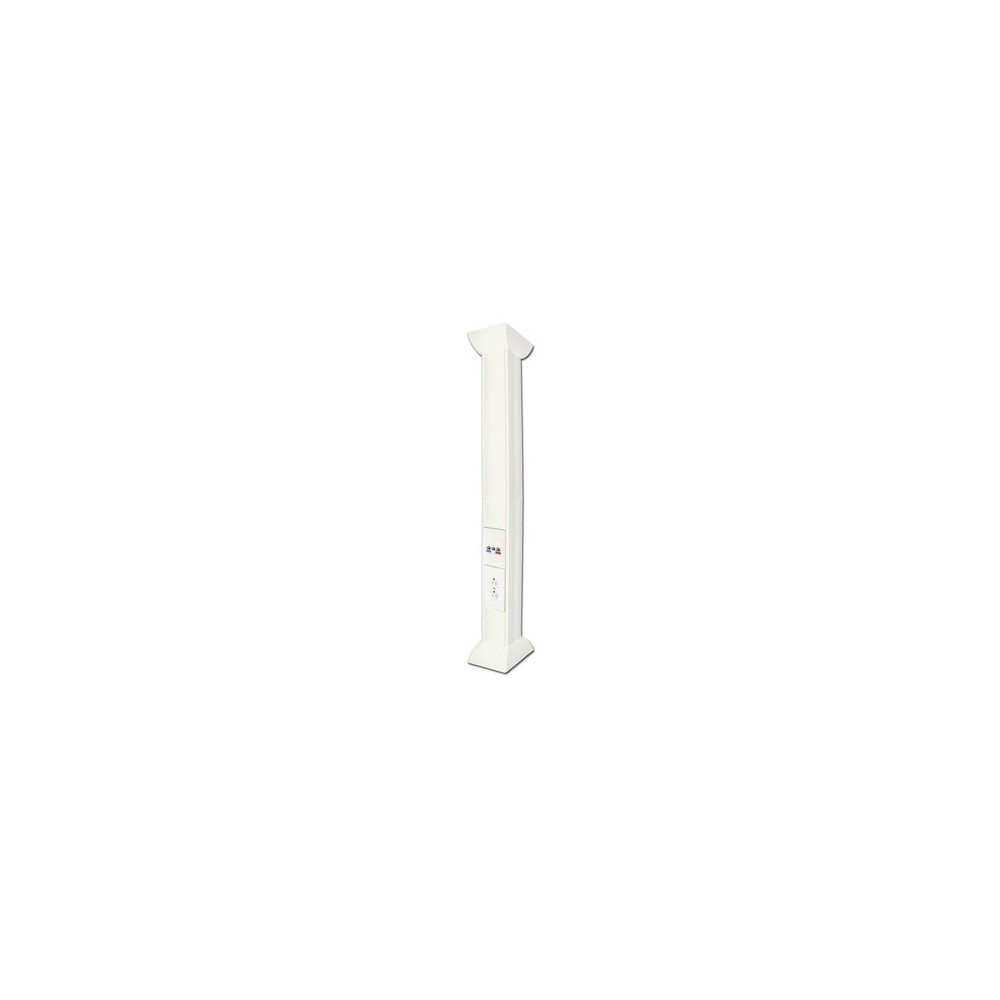 THORSMAN THP3M 3m White Pole for Installations of Electrical