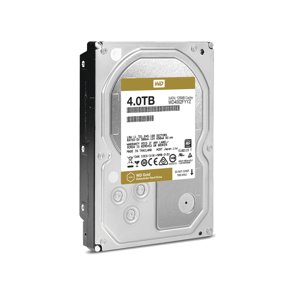 Western Digital (WD) WD4002GOLD 3.5  Hard Drive 4TB SATA III