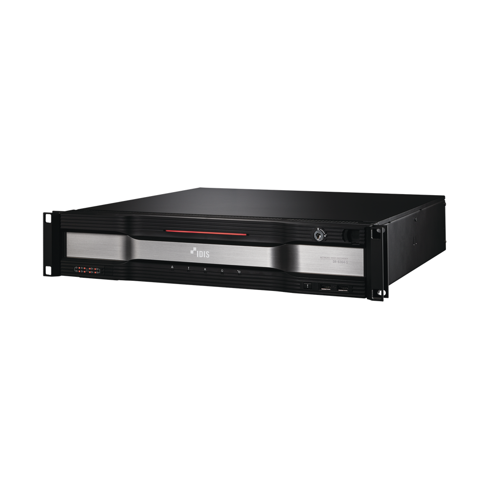 IDIS DR8364FDUS NVR 4K UHD DirectIP 8300 Series 64 Channels