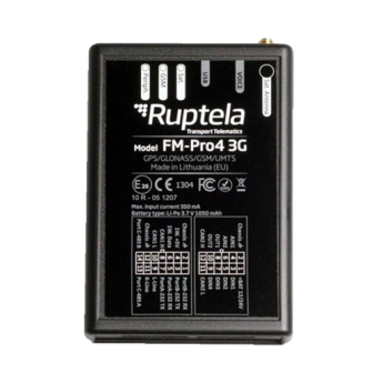 RUPTELA PRO43G Advanced 3G Vehicle Tracker / Heavy Vehicles