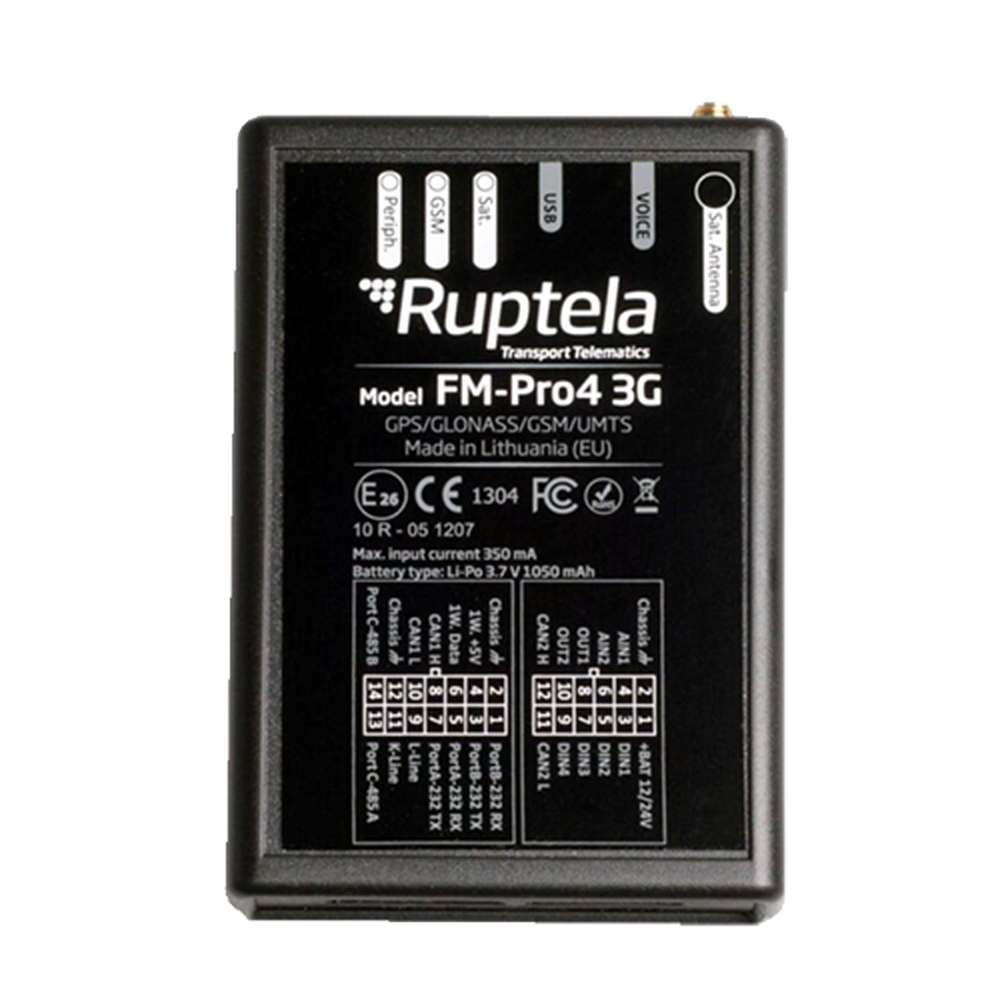 RUPTELA PRO43G Advanced 3G Vehicle Tracker / Heavy Vehicles