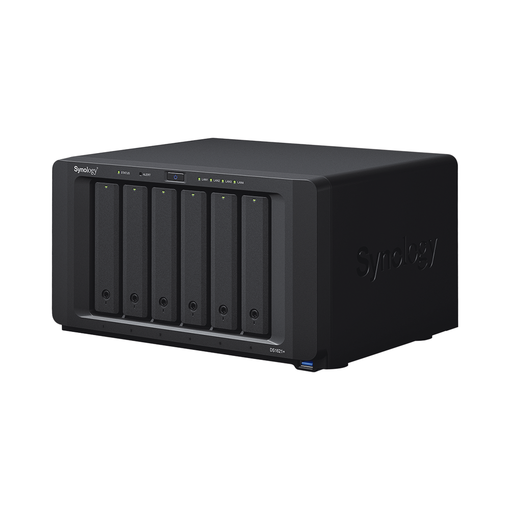 SYNOLOGY DS1621PLUS Desktop NAS Server with 6 trays / Up to