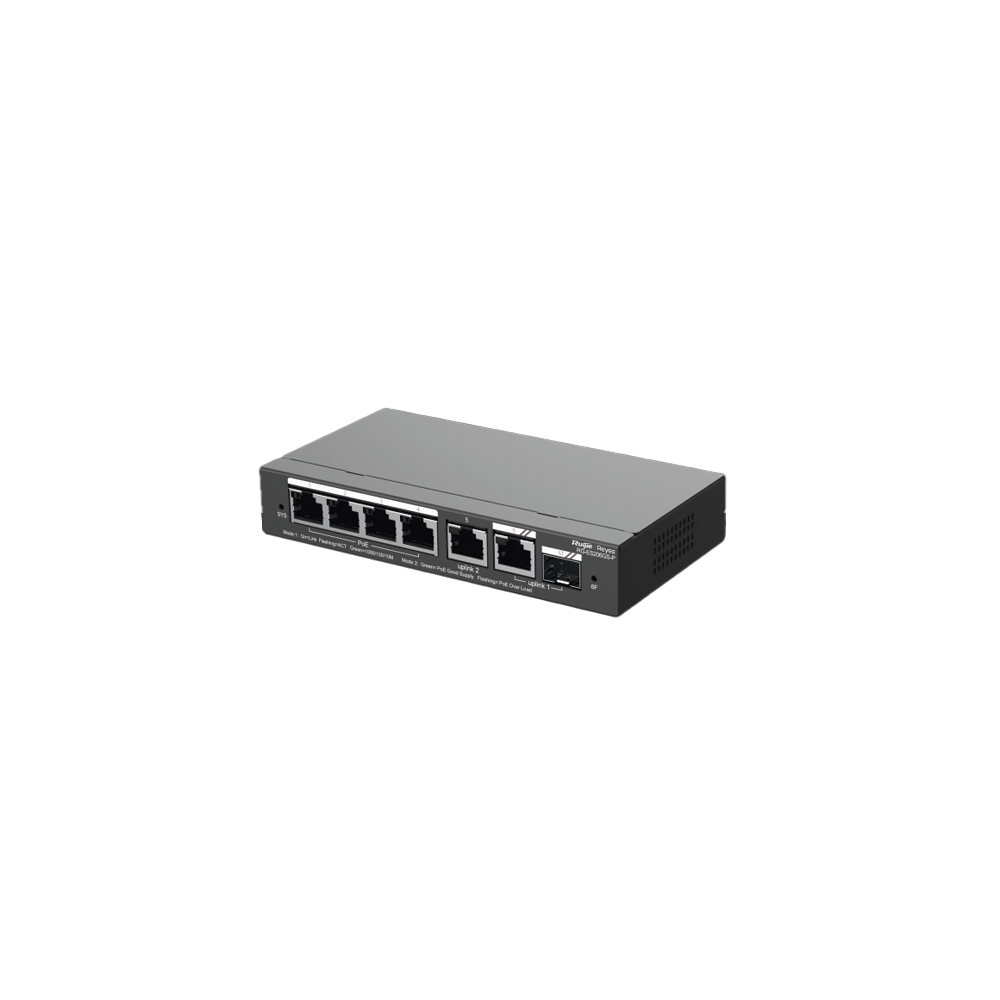 RUIJIE RGES206GSPUS Gigabit Smart Cloud Managed PoE Switch 6