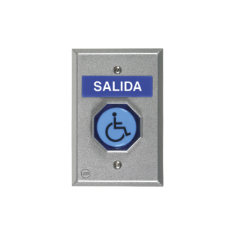 STI UB1ES Exit Button With Multiple Spanish Labels