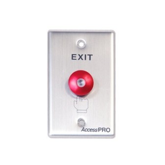 AccessPRO APBRRL Red round button with LED