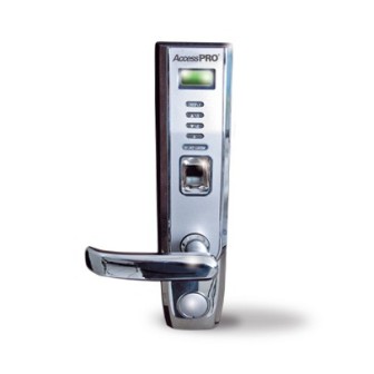 AccessPRO LOCKPRO5CI Left Door Lock Chrome Color with finger