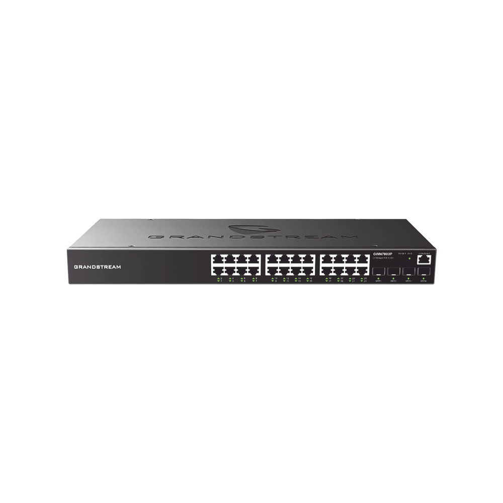 GRANDSTREAM GWN7803P Managed Gigabit PoE Switch / 24 ports 1